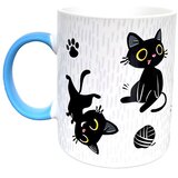 Pusheen &amp;Scaron;alica - Black Cat Club Slike