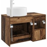  Set namještaja za kupaonicu 2 kom. Staro drvo Konstruirano drvo Smeđa 49,5 x 44,5 x 80 cm | shoptok.hr