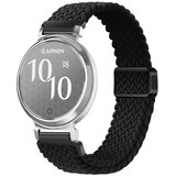 INF Združljiv pašček za Garmin Lily2 14mm iz pletenega najlona z magnetom Black, (5000263944) | Shoptok.si