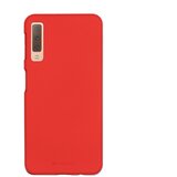  Gumijasti / gel etui Mercury Soft Feeling za Samsung Galaxy A7 (2018) - rdeči | Shoptok.si
