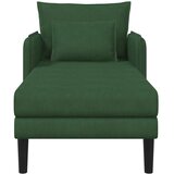  Preveliki šezlong Tamnozelena Baršunasta tkanina - Zelena boja džungle 71 cm | shoptok.hr