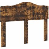  Krevetna konstrukcija s ladicama Dimljeni hrast 120 x 190 cm Smeđa 196 x 123 x 90 cm | shoptok.hr