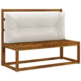  Jastučić za palete VIANEN 100% poliester Bijela - Bijela 120 x 40 x 12 cm | shoptok.hr