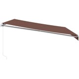 Tenda na ručno uvlačenje smeđa 450 x 350 cm | shoptok.hr