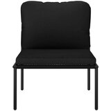  3-dijelna vrtna garnitura s jastucima crna PVC | shoptok.hr