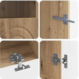  3-dijelni LED TV kabinet Hrast artisan Konstruirano drvo | shoptok.hr