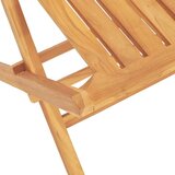  Sklopive vrtne stolice 2 kom 47x47x89 cm od masivne tikovine | shoptok.hr