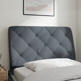  Jastuk za uzglavlje tamnosivi 90 cm baršunasti | shoptok.hr