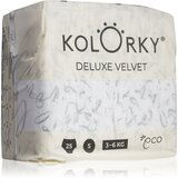 Kolorky Deluxe Velvet Love Live Laugh jednokratne EKO pelene veličina S 3-6 Kg 25 kom Cijene