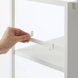 YAMAZAKI Bel kovinski regal na koleščkih 42x84,5x32 cm Tower – | Shoptok.si