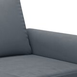  3-dijelni set sofa s jastucima tamnosivi baršunasti | shoptok.hr
