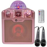 N-gear karaoke Disco Block 410disco kugla, 50W, 2x mikrofon, baterija space pink | shoptok.hr