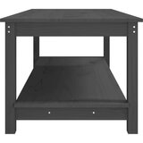  Klubska mizica siva 110x55x45 trdna borovina, (20711264) | Shoptok.si