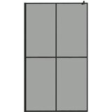 Pregrada za tuš 118 x 190 cm od tamnog kaljenog stakla | shoptok.hr