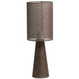 Light & Living Rjava namizna svetilka s tekstilnim senčilom (višina 58 cm) Micky – Cene