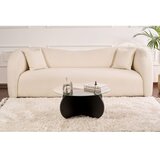 Hanah home Klub sto Aeris, 75x35x75 cm, Crno-sivi | Eponuda.ba