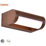 Dawn led svetiljka 1018 zidna 12W 3000K IP65 corten Cene