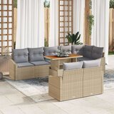  Set od 9 vrtnih sofa s jastučićima bež poli ratan Cijene
