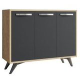 Hanah home Komoda Piffa 100x82x35cm Hrast-Antracit | Eponuda.ba