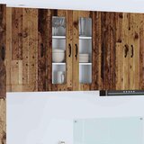  Zidni kuhinjski ormarić s policom Staro drvo 60 x 31 x 80 cm | shoptok.hr