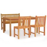  4-dijelni vrtni blagovaonski set od masivne tikovine | Eponuda.com