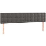  Posteljno vzglavje 2 kosa temno sivo 80x5x78/88 cm žamet, (20793124) | Shoptok.si