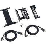 CABLEMOD Vertical Graphics Card Holder with PCIe x16 Riser Cable, 2x DisplayPort - Black | shoptok.hr