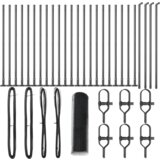 vidaXL heksagonalna ograda siva 0.8x50 m čelik | shoptok.hr