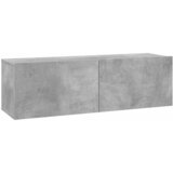 TV ormarić boja betona 100 x 30 x 30 cm od konstruiranog drva | shoptok.hr