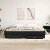  Krevetna konstrukcija Crni hrast 180 x 200 cm Konstruirano drvo | shoptok.hr