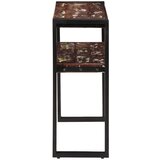  Konzolni stol 90 x 30 x 75 cm od masivnog obnovljenog drva | Eponuda.com