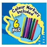 ROLLMATZ podloga za igranje zoološki vrt + 6 flomastera 200 x 120cm | ePonuda.com