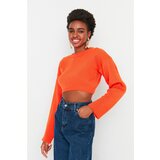 Trendyol Orange Crop Knitwear Sweater Cene