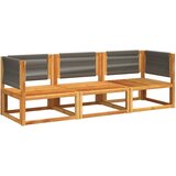  Vrtni set od 3 dijela s jastucima, akacija i uže | shoptok.hr