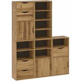  Bočni ormarići 5 kom ODDA 40x24x79 cm puno drvo bor | shoptok.hr