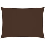 vidaXL Senčno jadro oksford blago pravokotno 4x6 m rjavo | Shoptok.si