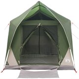  Tunelski šator s krovom Zelena 8 osoba Poliester i čelik | shoptok.hr