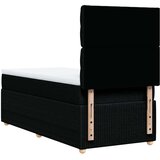 vidaXL box spring krevet s madracem crni 80 x 200 cm od tkanine | shoptok.hr
