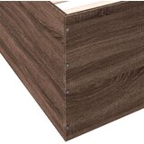  Posteljni okvir rjav hrast 140x190 cm inženirski les | Shoptok.si