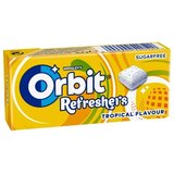 Orbit Žvake Refreshers Tropical, 15.6 g Cene