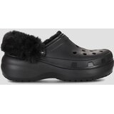 Crocs Cokli CLASSIC PLATFORM FUZZ LINED CG Črna Cene