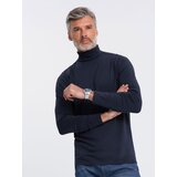 Ombre Men's turtleneck longsleeve - navy blue | shoptok.hr