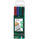 Marker PERMANENTNI 0,6MM MULTIMARK FABER CASTELL 151304/4BOJE | Shoptok.si