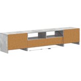  5-dijelni LED TV ormarić Betonska siva Konstruirano drvo - Betonska siva 100 cm | shoptok.hr