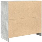  Komoda betonsko siva 80x35x76 cm inženirski les | Shoptok.si