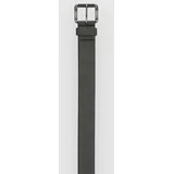Stretch w/Textured Roller Buckle Leatherr Pas black