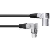 Omnitronic 30220630 XLR priklučni konektor [1x XLR vtič 3-polni - 1x XLR vtičnica 3-polna] 1.50 m črna, (20427893) | Shoptok.si