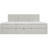 MID.YOU DRUŽINSKA POSTELJA 240 cm x 200 cm , les, tekstil, leseni material siva | Shoptok.si