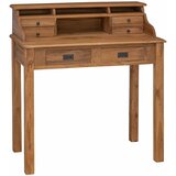  Radni stol Prirodna 89,5 x 49,5 x 100 cm Čvrsto teak drvo | shoptok.hr