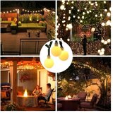  LED Solarni dekorativni lanac 50xLED/8 funkcija 500 mAh 9,5 m IP67 topla bela | Eponuda.com